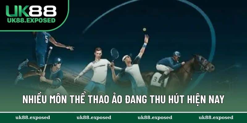 Nhiều môn thể thao ảo đang thu hút hiện nay